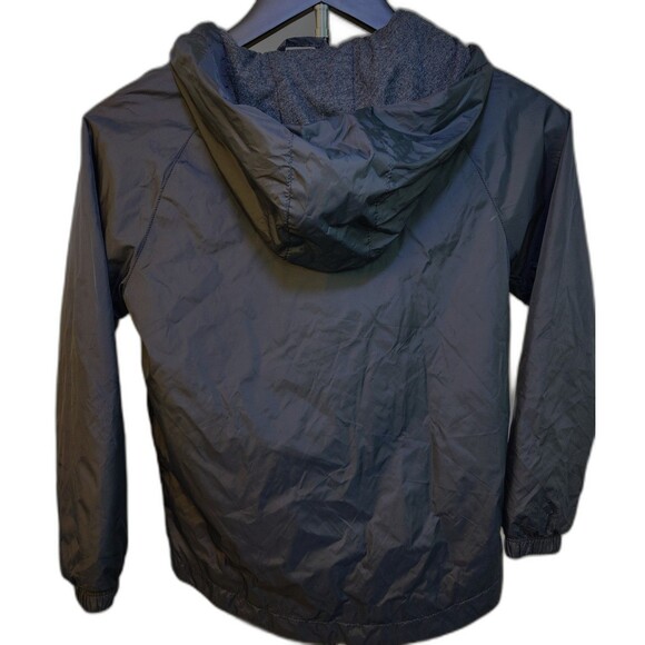The Childrens Place Boys Sports Windbreaker Hooded Jacket Black Size Medium 7/8 - Picture 9 of 9